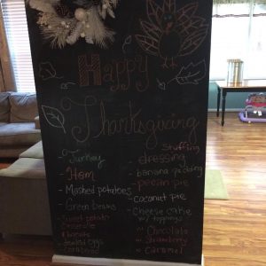 chalkboard thanksgiving