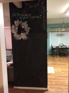 chalkboard finished